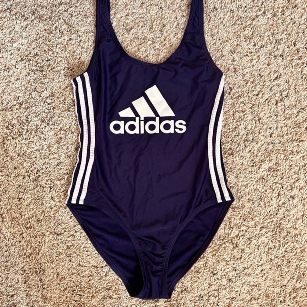 Navy blue Adidas swimsuit